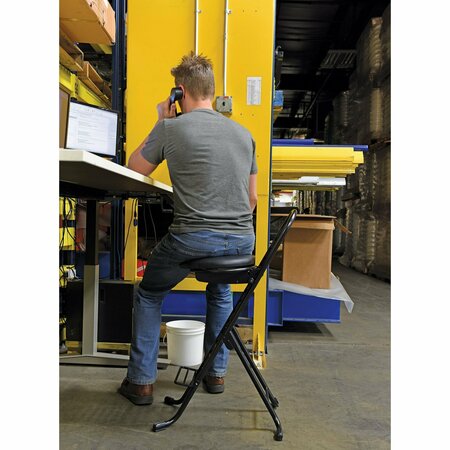 Vestil Ergonomic Worker Chair, Swivel Seat CPRO-600S